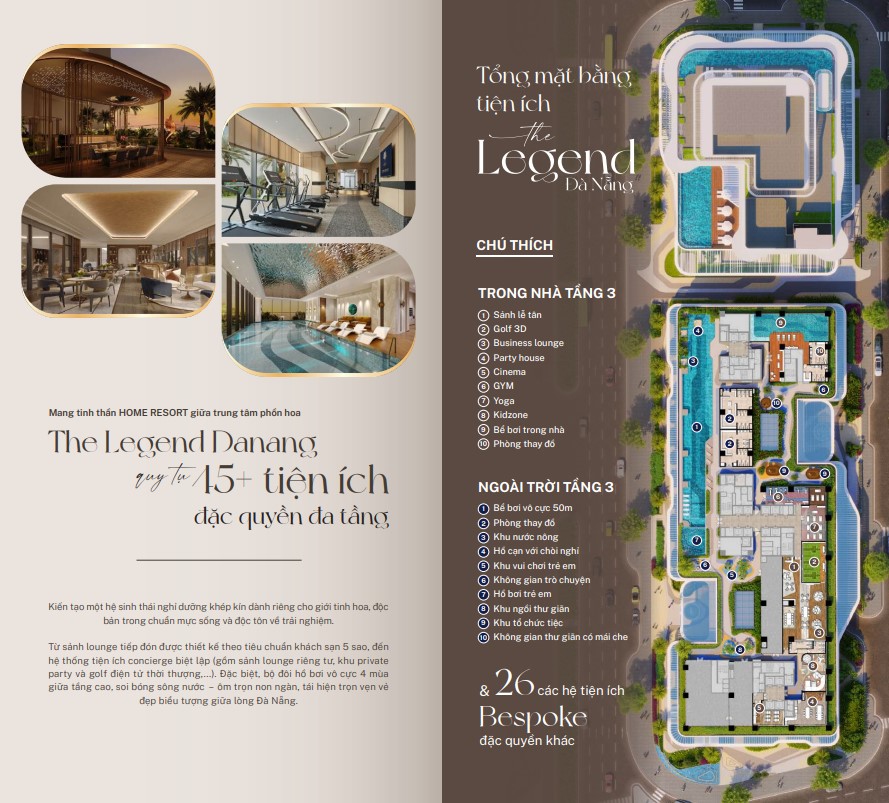 Tiện ích The Legend đà nẵng