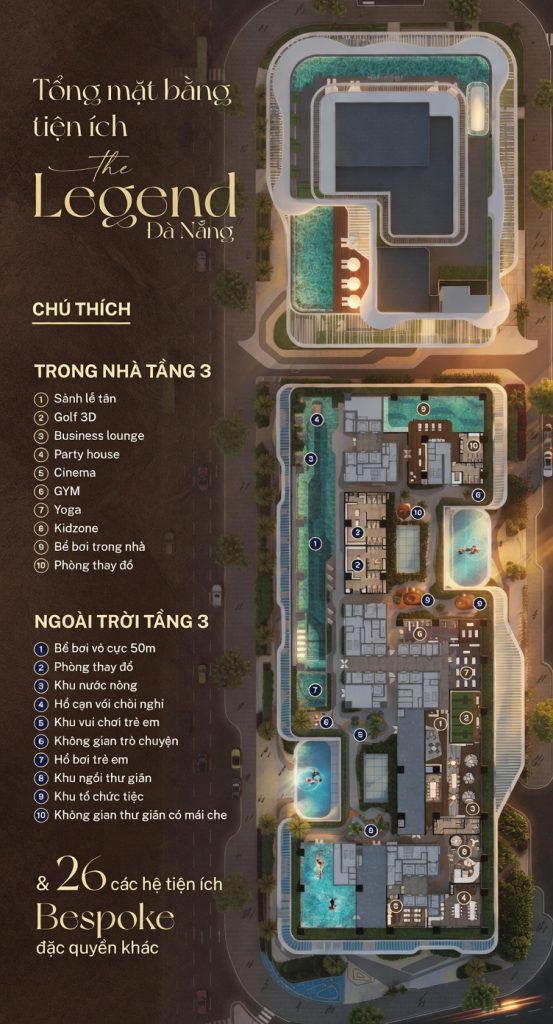 tiện ích the legend đà nẵng